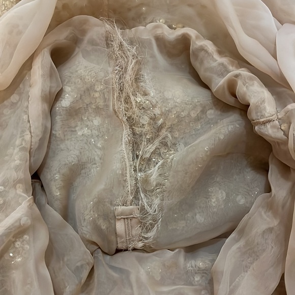 Jovani gold bead/sequins mermaid gown long - Picture 9 of 9